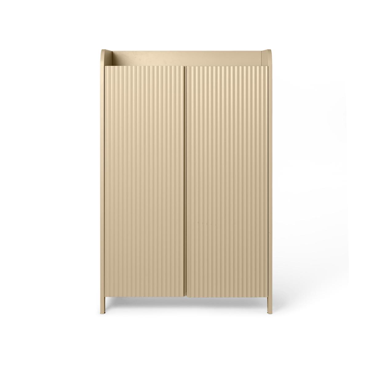 Ferm Living - Sill Cupboard Low Cashmere - Skåp och vitrinskåp - Beige