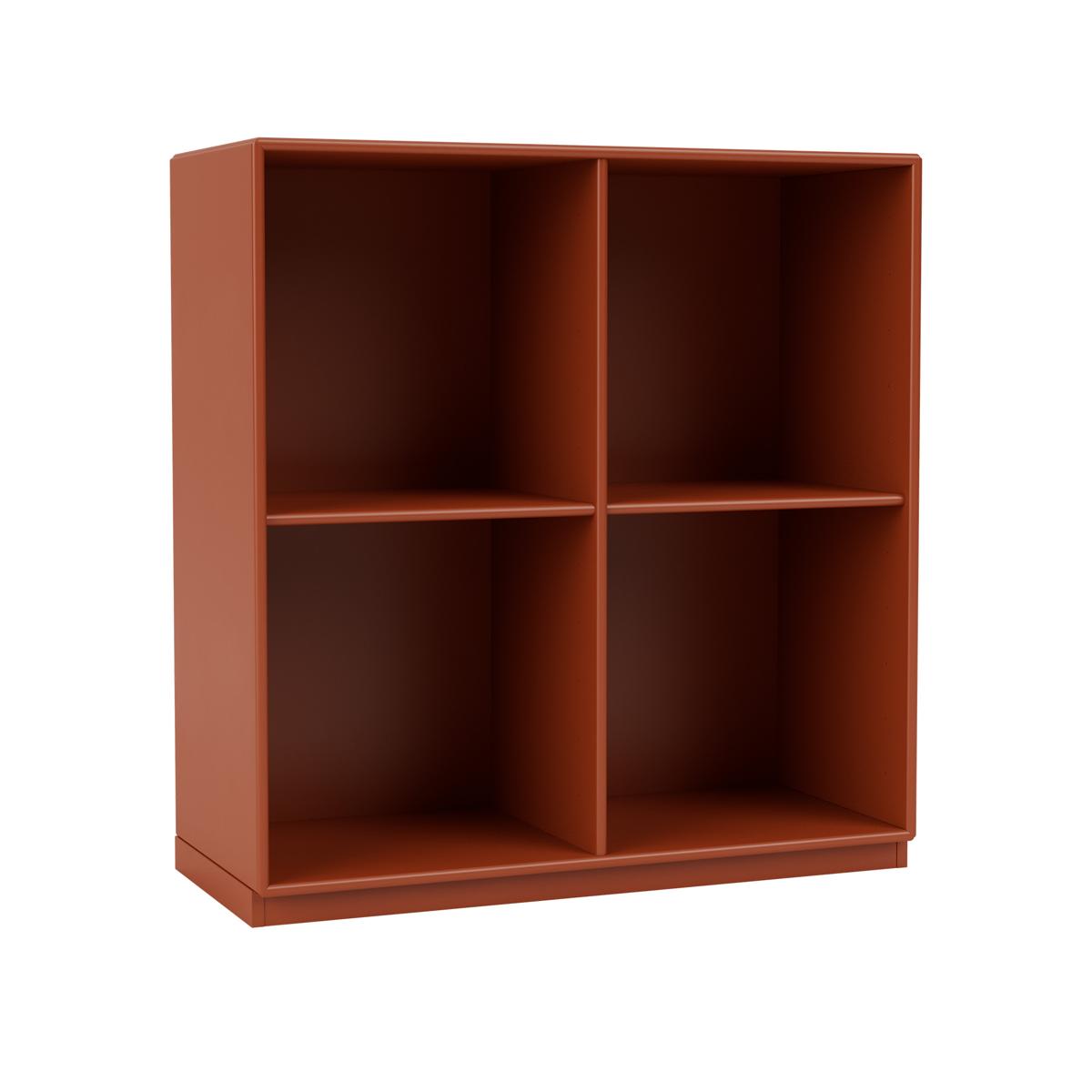 Montana - Show Bookcase 162-Hokkaido 06 Plinth 3 cm - Hyllor & Hyllsystem - Peter J. Lassen - Röd - Trä