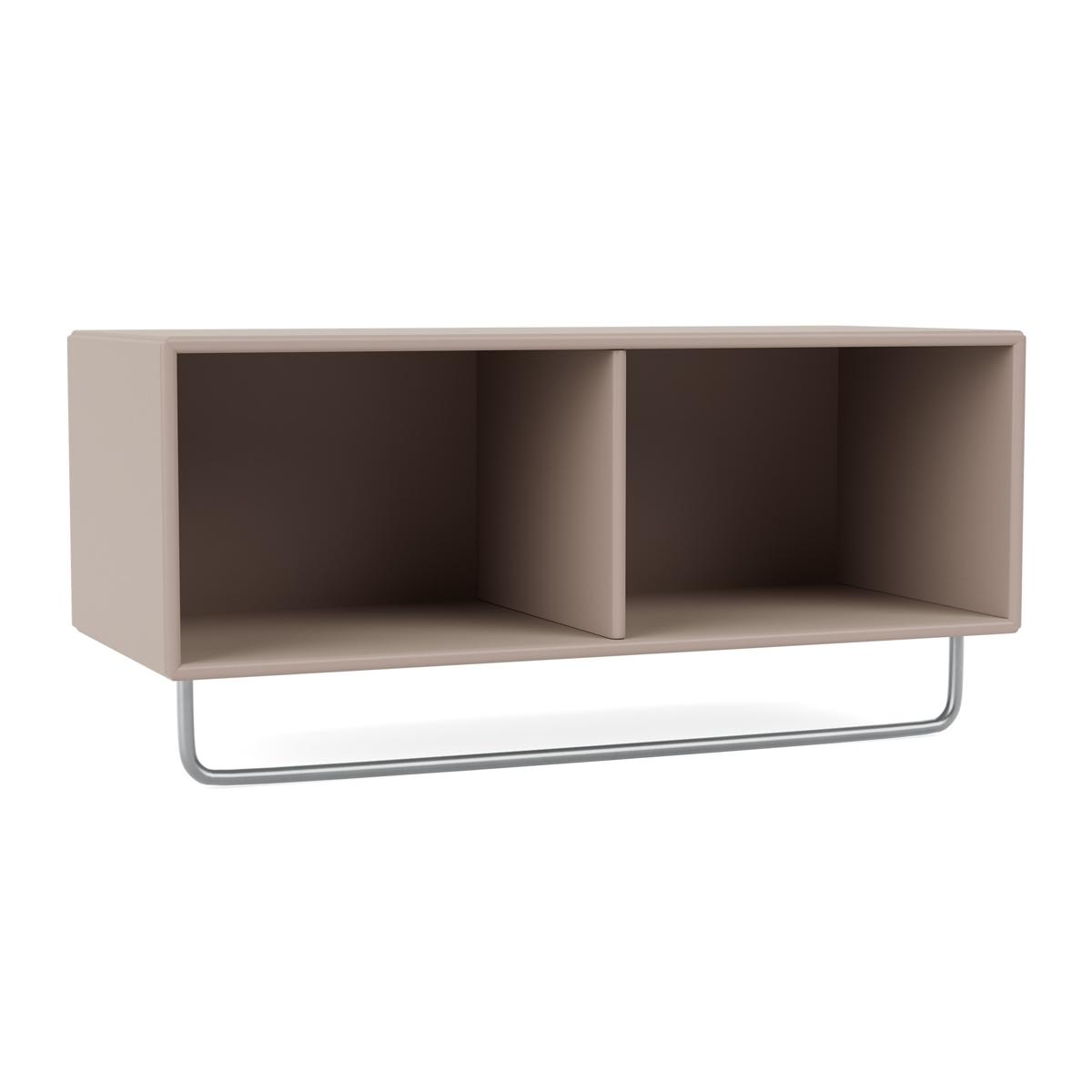 Montana - Coat Shelf With Clothes Rack - Mushroom - Hatthyllor och skohyllor - Peter J. Lassen - Beige