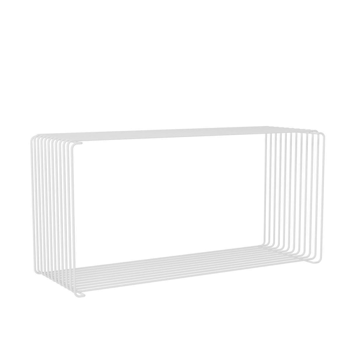 Montana - Panton Wire Extended hylla, djup 25,7 cm  - Snow - Hyllor & Hyllsystem - Verner Panton - Vit - Metall