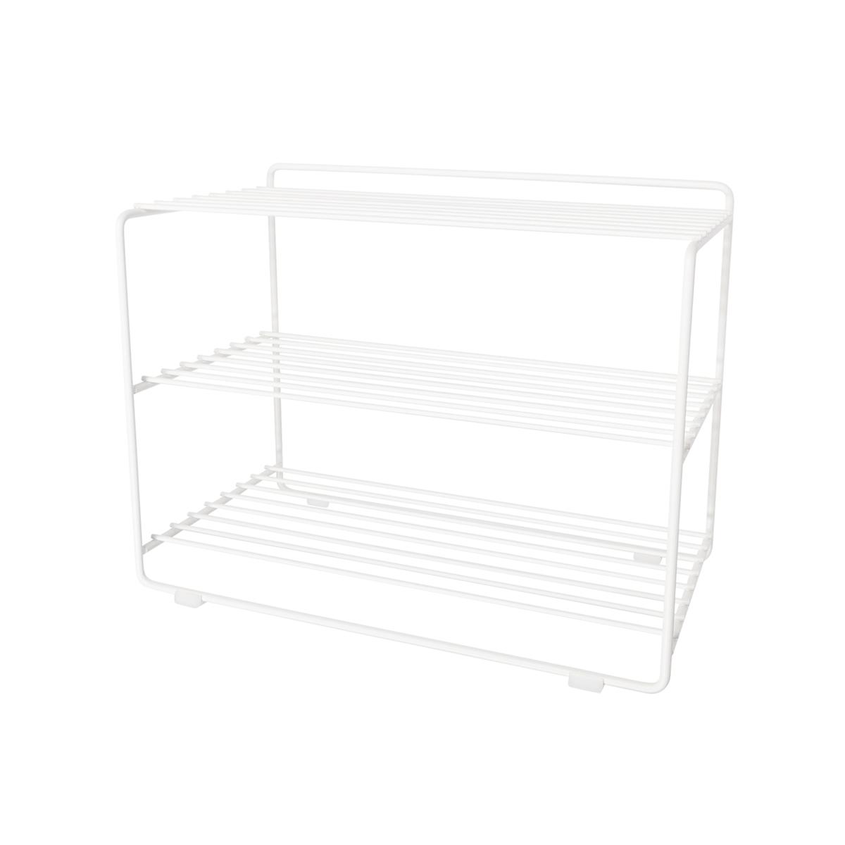 Maze Interior - Downtown Shoe Shelf White - Hatthyllor och skohyllor - Louise Hederström - Svart - Metall