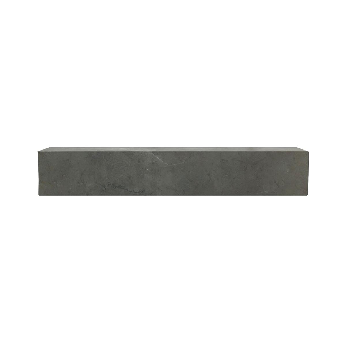 Audo Copenhagen - Plinth Shelf - Vägghyllor - Norm Architects - Grå - Trä/Sten