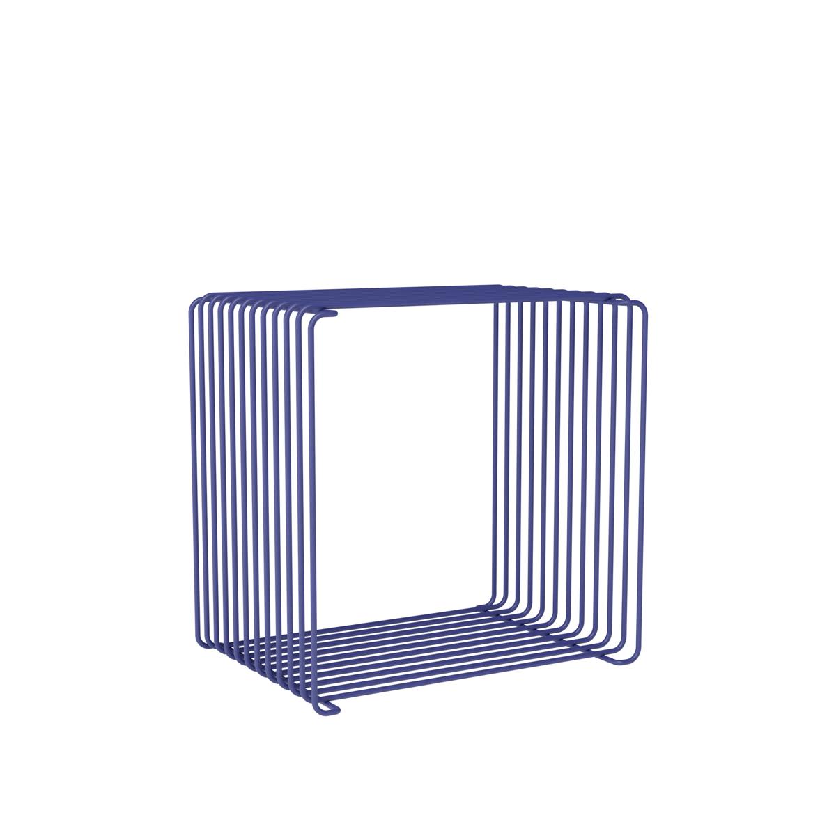 Montana - Panton Wire Single hylla, djup 25,7 cm - Monarch - Hyllsystem - Verner Panton - Blå - Metall