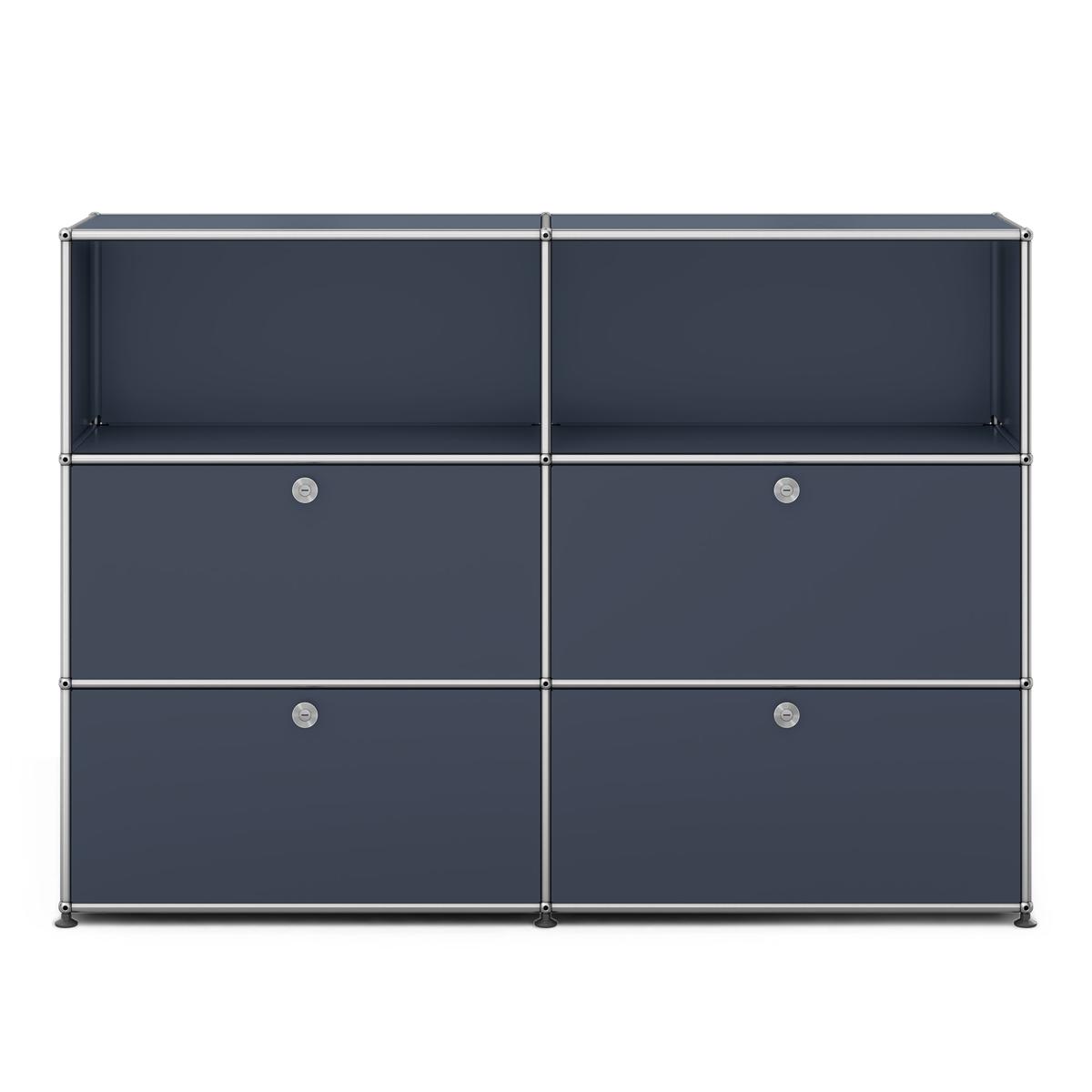 USM - USM Haller M64 33 Anthracite - Skänkar och sideboards - Fritz Haller & Paul Schärer - Grå - Metall
