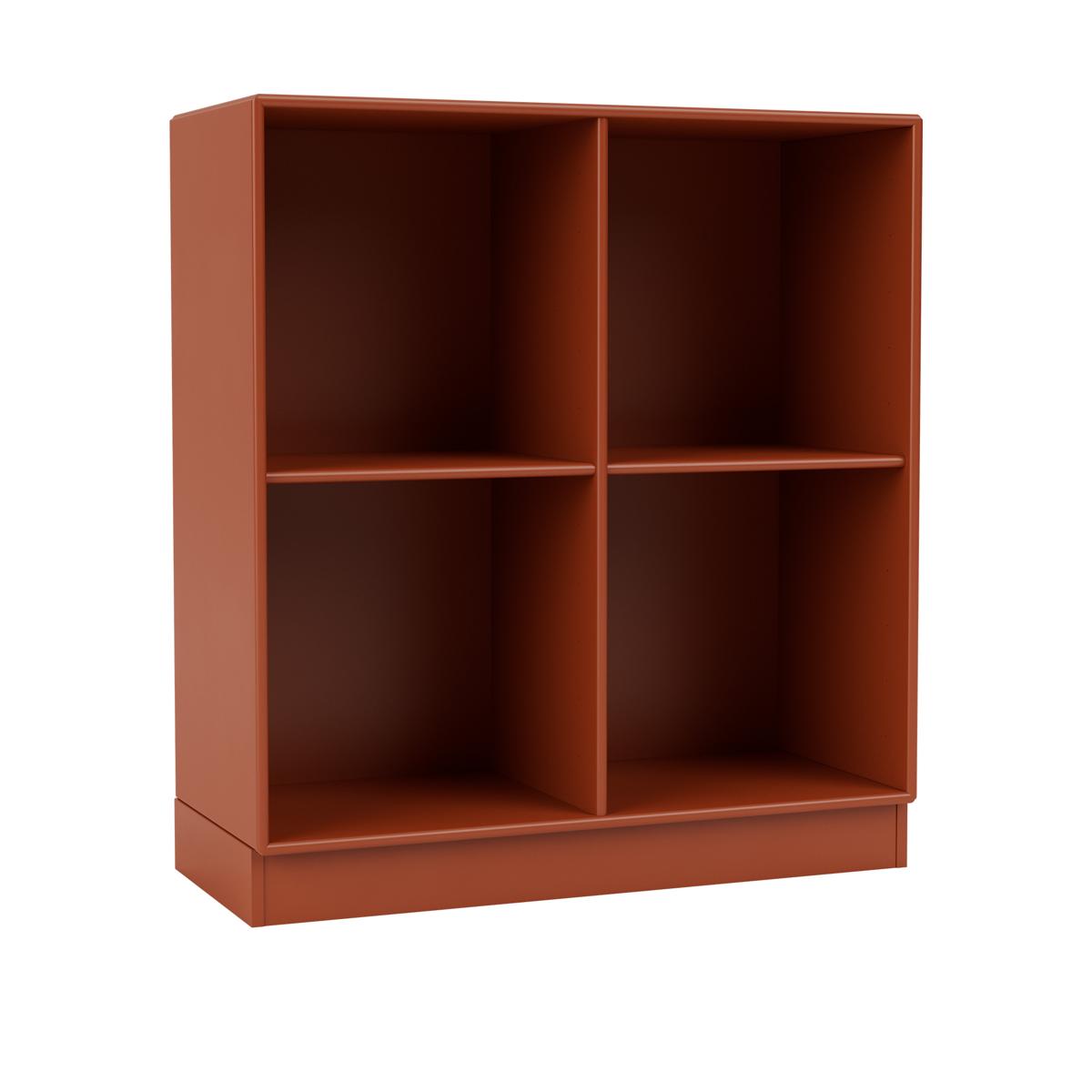 Montana - Show Bookcase 162-Hokkaido 07 Plinth 7 cm - Hyllor & Hyllsystem - Peter J. Lassen - Röd - Trä