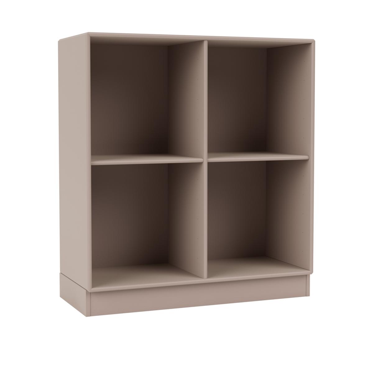 Montana - Show Bookcase, Plinth H7 cm - Mushroom - Hyllor & Hyllsystem - Peter J. Lassen - Beige