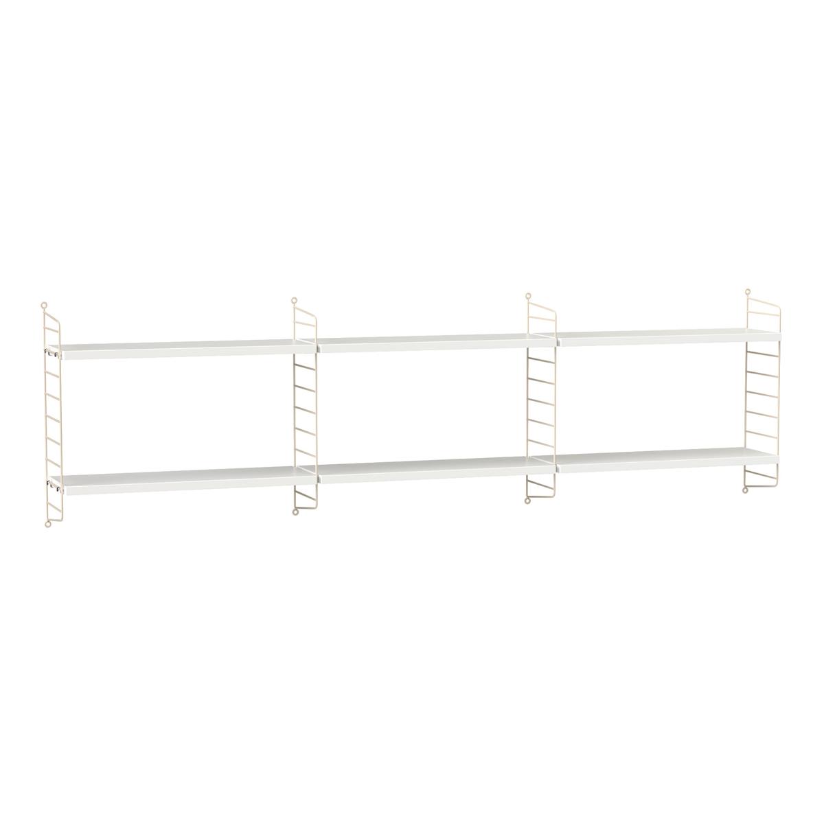 String - Sovrum Hyllsystem E Vit / Beige - Hyllor och hyllsystem - Vit
