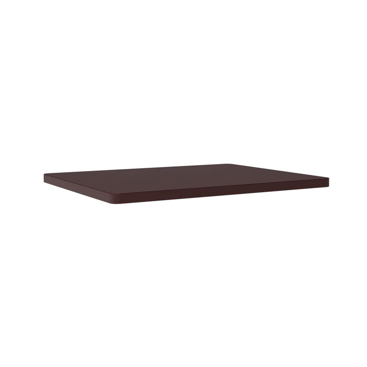 Montana - Panton Wire Singel hyllplan  25,7x33 cm - Black Red - Hyllor & Hyllsystem - Verner Panton - Svart