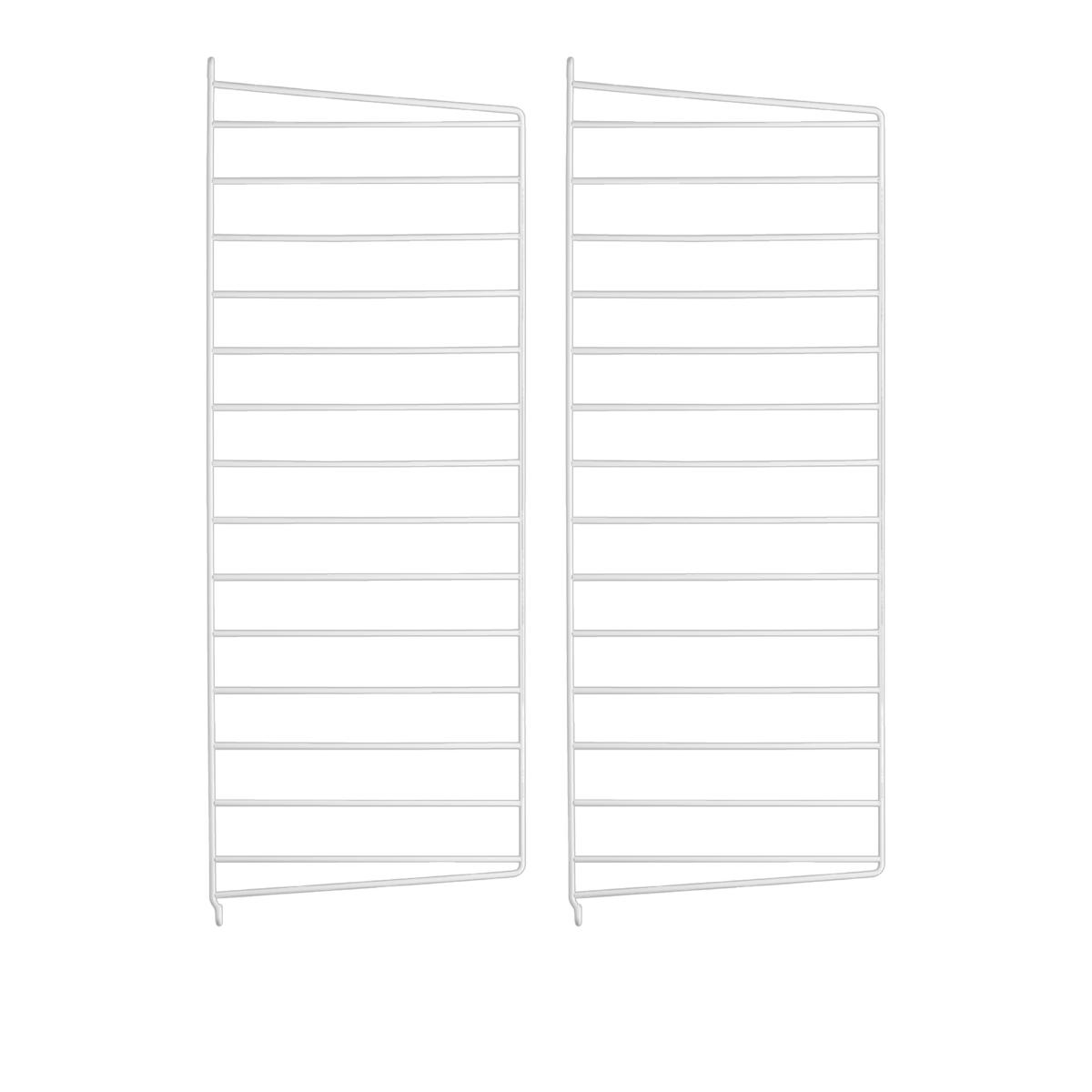 String - Väggavel 75 x 30 cm 2-pack vit - Hyllsystem