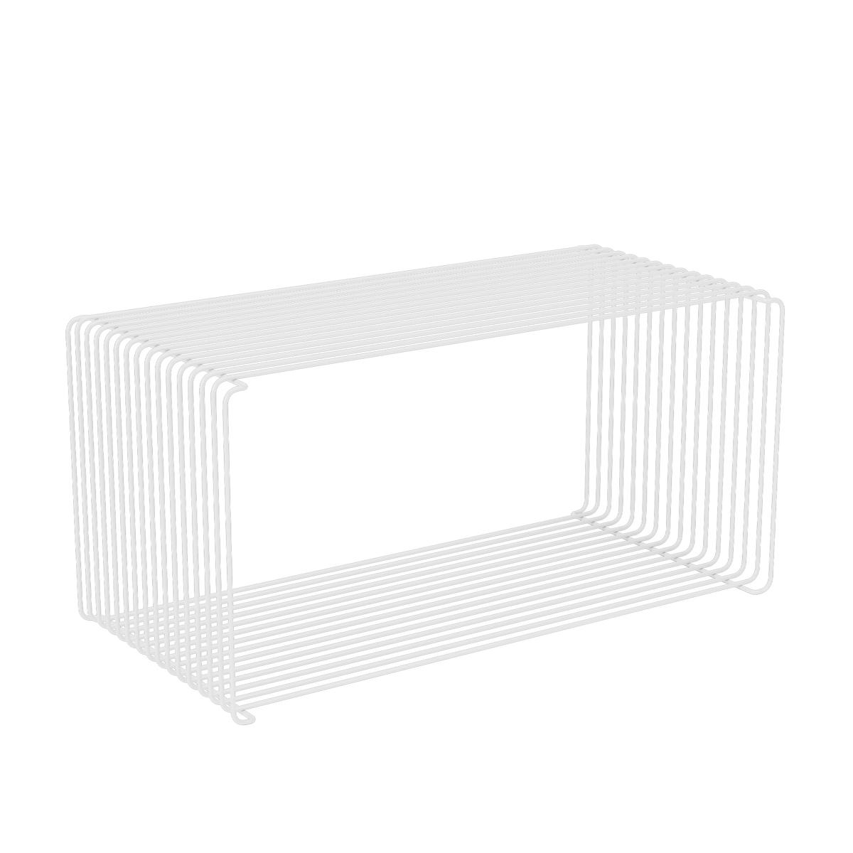 Montana - Panton Wire Extended hylla, D 34,8 - Snow - Hyllsystem - Verner Panton - Vit - Metall