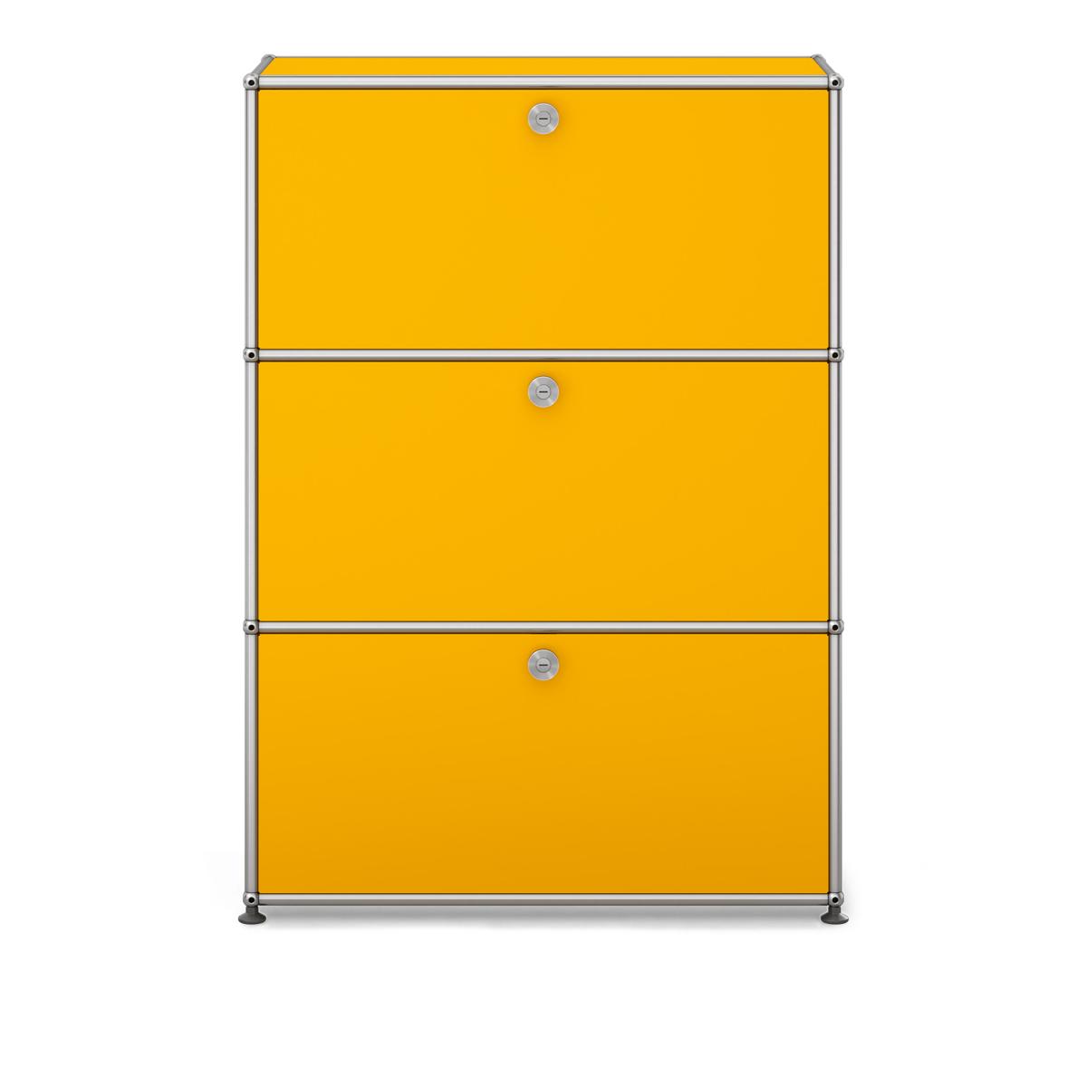 USM - USM Haller Shelf G1 Golden Yellow - Förvaringsskåp - Fritz Haller & Paul Schärer - Gul - Metall