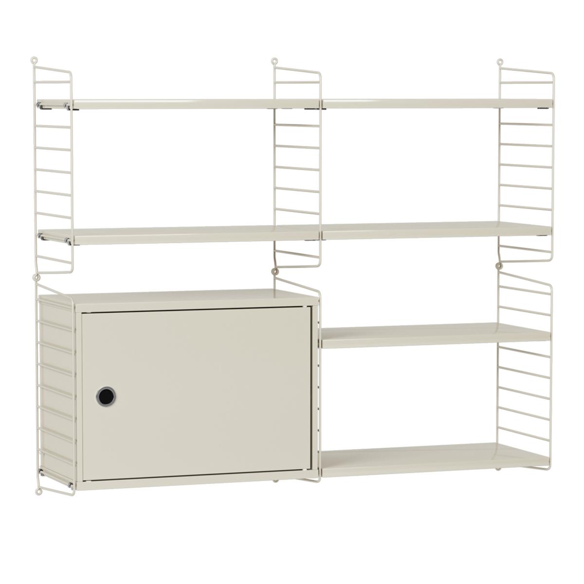 String - Vardagsrum Hyllsystem R Beige / Beige - Beige