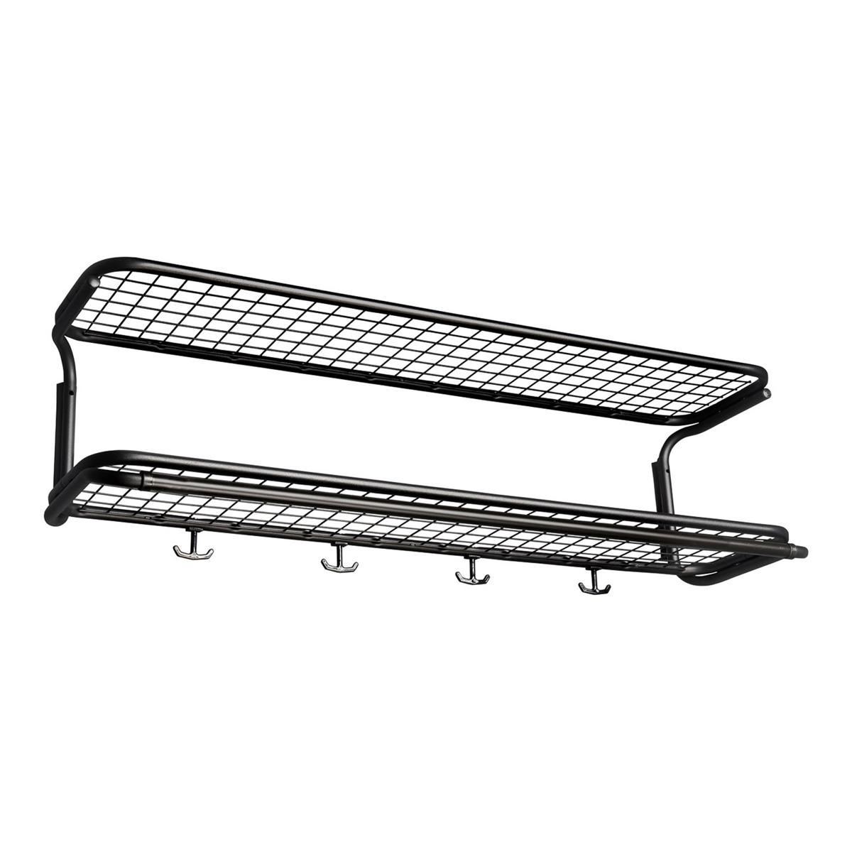 Essem Design - Classic 650 Hatthylla Svart/Svart, 100 cm - Hatthyllor och skohyllor - Gunnar Bolin - Svart - Metall/Plast