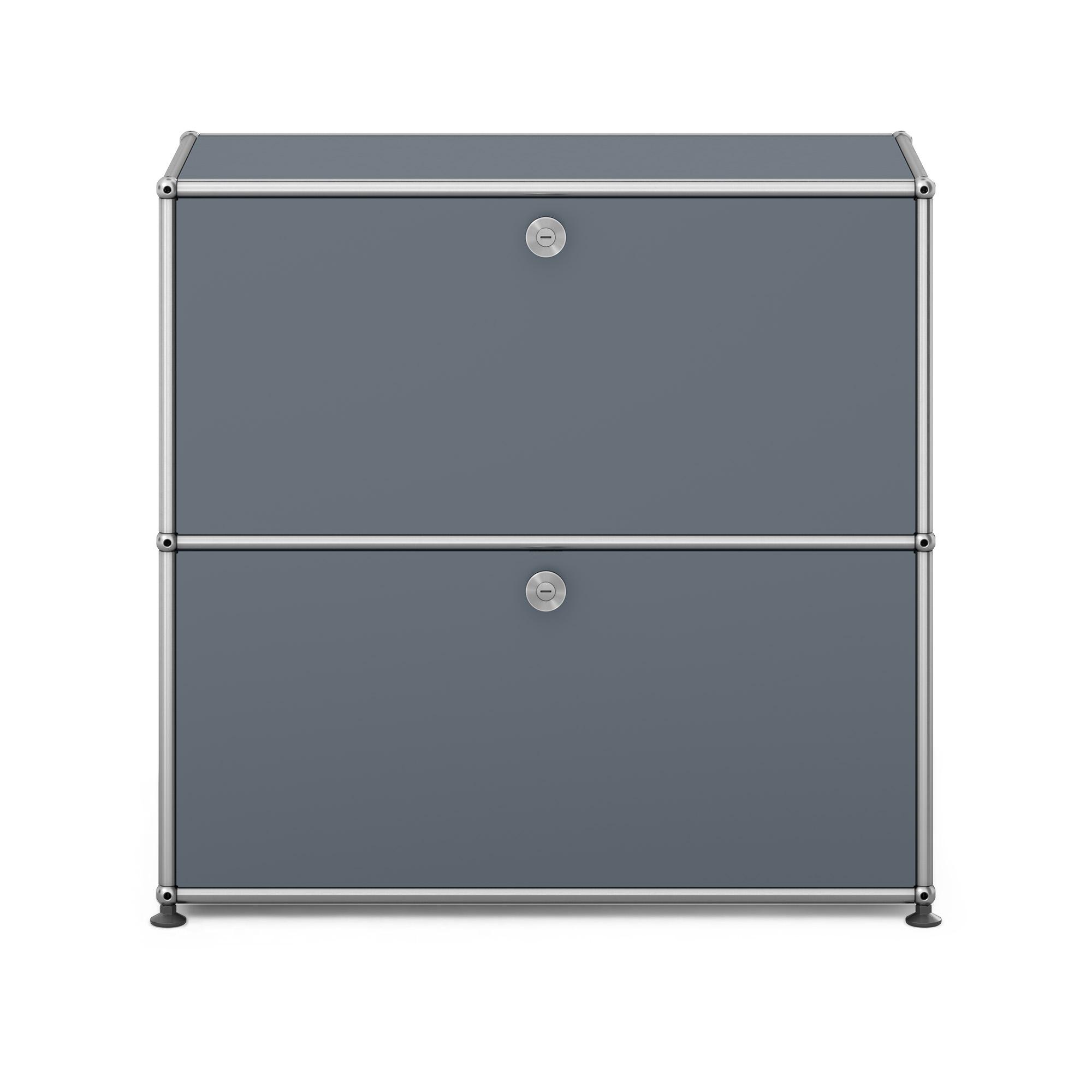 USM - USM Haller S2 32 USM Mid Grey - Sideboards - Fritz Haller & Paul Schärer - Grå - Metall