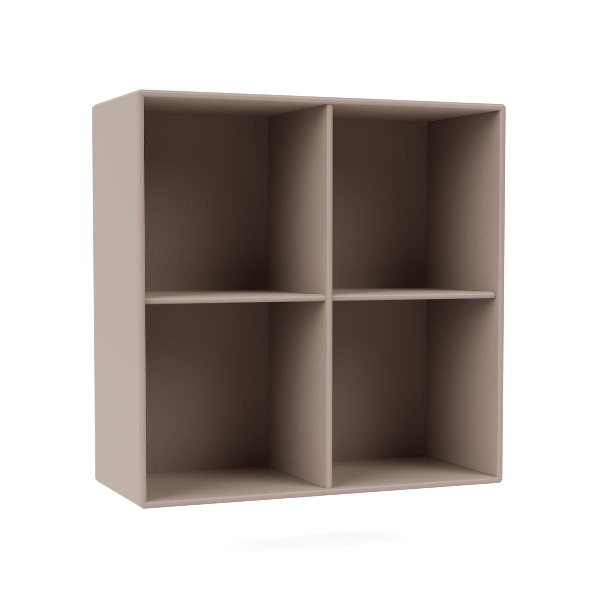 Montana - Show Bookcase, Suspension Rail - Mushroom - Hyllor - Peter J. Lassen - Beige
