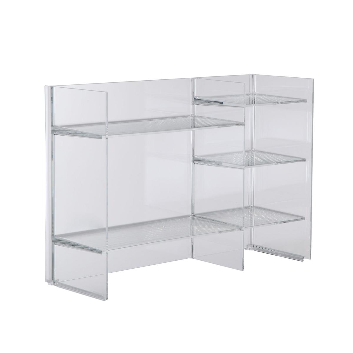 Kartell - Sound-Rack 9910, Crystal - Hyllor & Hyllsystem - Ludovica & Roberto Palomba - Transparent