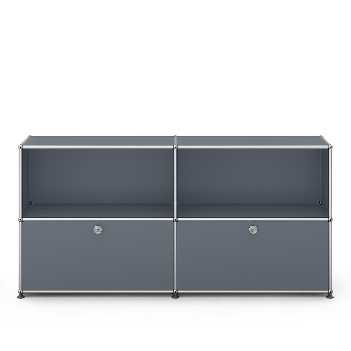 USM - USM Haller Sideboard C2 USM Mid Gray - Skänkar och sideboards - Fritz Haller & Paul Schärer - Grå