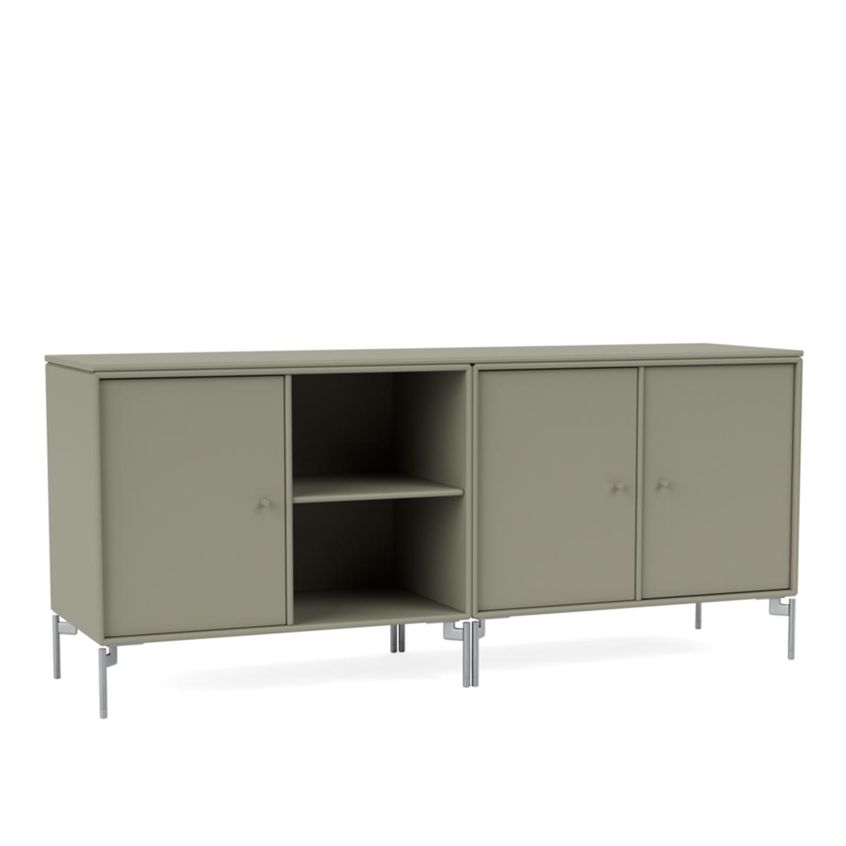 Montana - Save Lowboard 144-Fennel Matt Chrome - Skänkar och sideboards - Peter J. Lassen - Grön - Trä