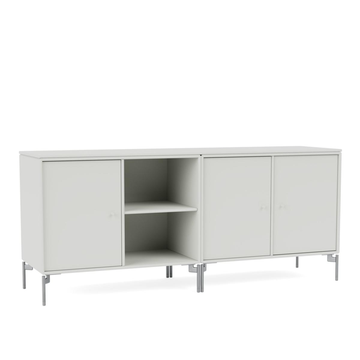 Montana - Save Lowboard - Nordic / Matt Chrome Legs - Skänkar och sideboards - Peter J. Lassen - Grå