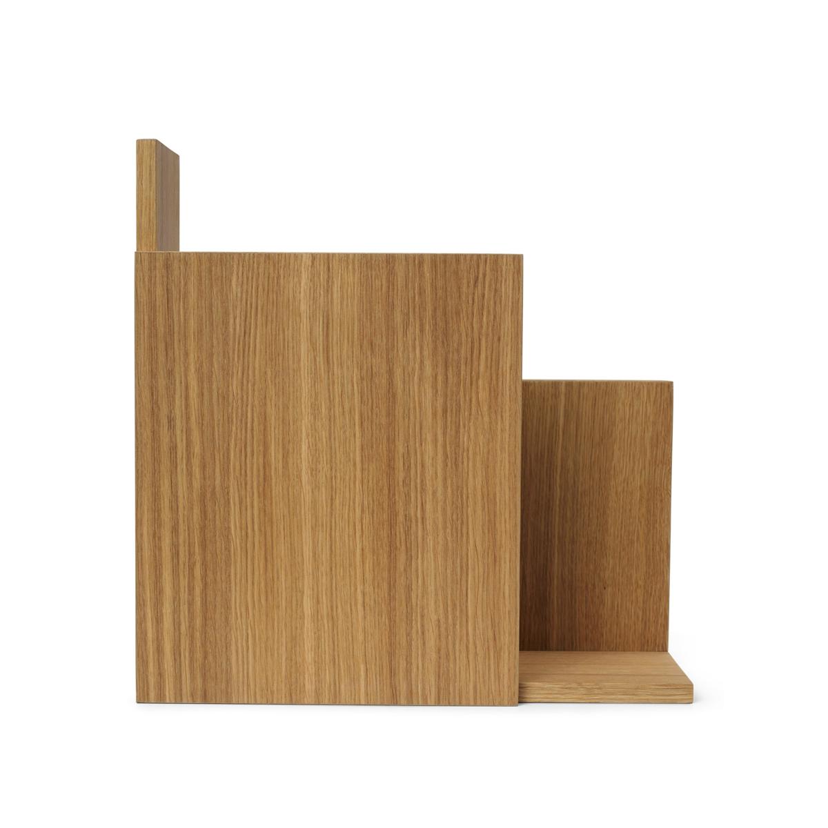 Ferm Living - Stagger Shelf - Square - Oiled Oak - Hyllor - Träfärgad - Trä