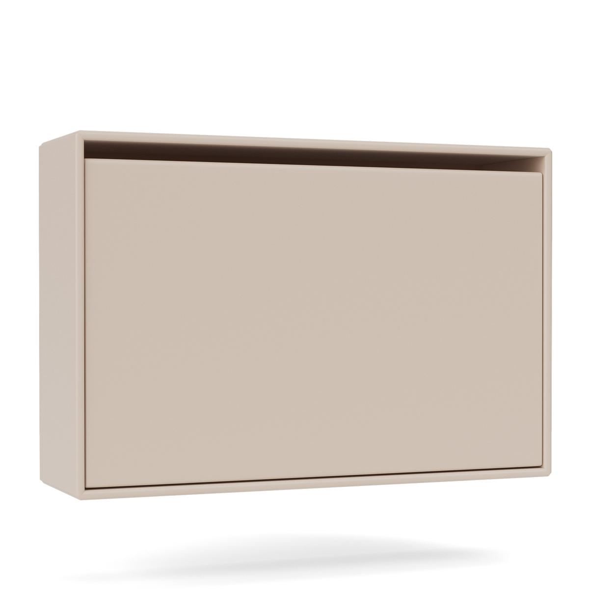 Montana - Hide Shoe Cabinet 168-Clay 04 Suspension Rails - Hatthyllor och skohyllor - Peter J. Lassen - Beige - Trä