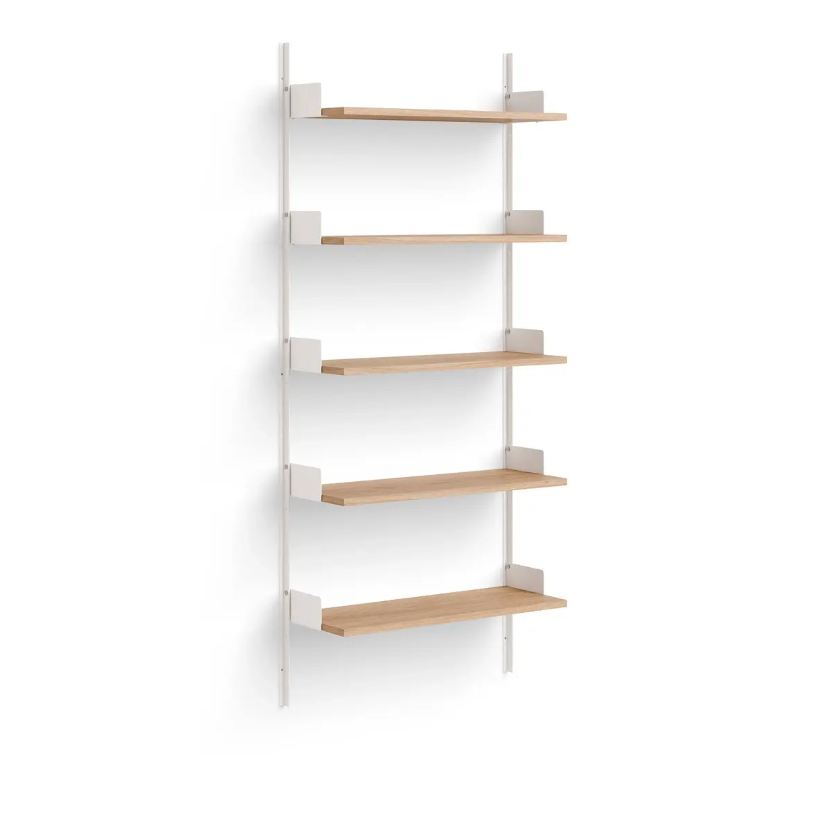 New Works - New Works Wall Shelf 190 - Oak/White - Hyllor och hyllsystem - Knut Bendik Humlevik - Vit