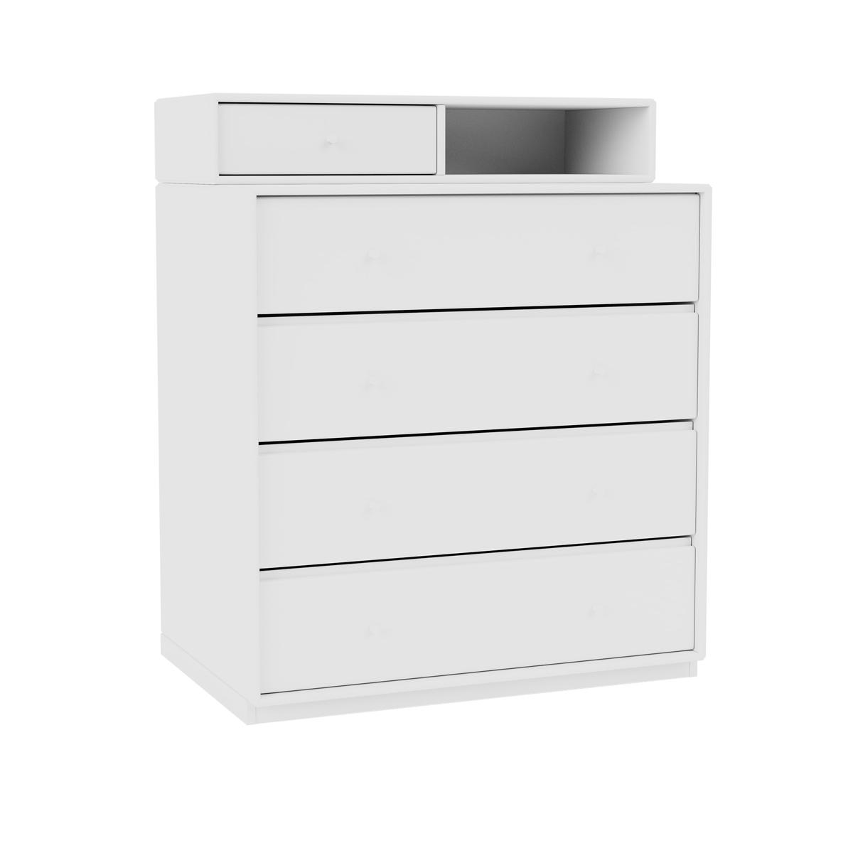 Montana - Keep Chest Of Drawers, Plinth H3 cm - New White - Byråer - Peter J. Lassen - Vit - Trä