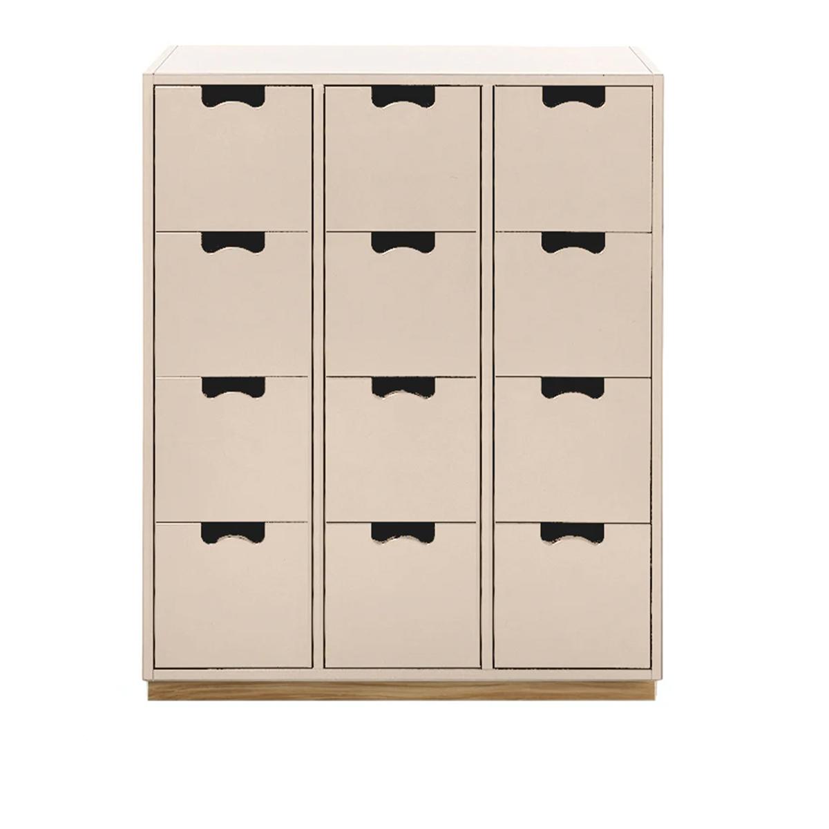 Asplund - Snow Drawer B - Rose, Ek Sockel - Byråer -  Thomas Sandell & Jonas Bohlin - Beige - Trä