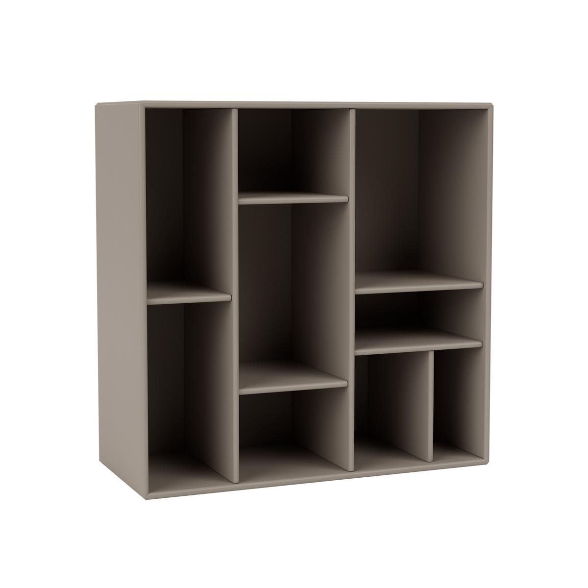 Montana - Compile Decorative Shelf 141-Truffle 04 Suspension Rails - Vägghyllor - Peter J. Lassen - Beige - Trä