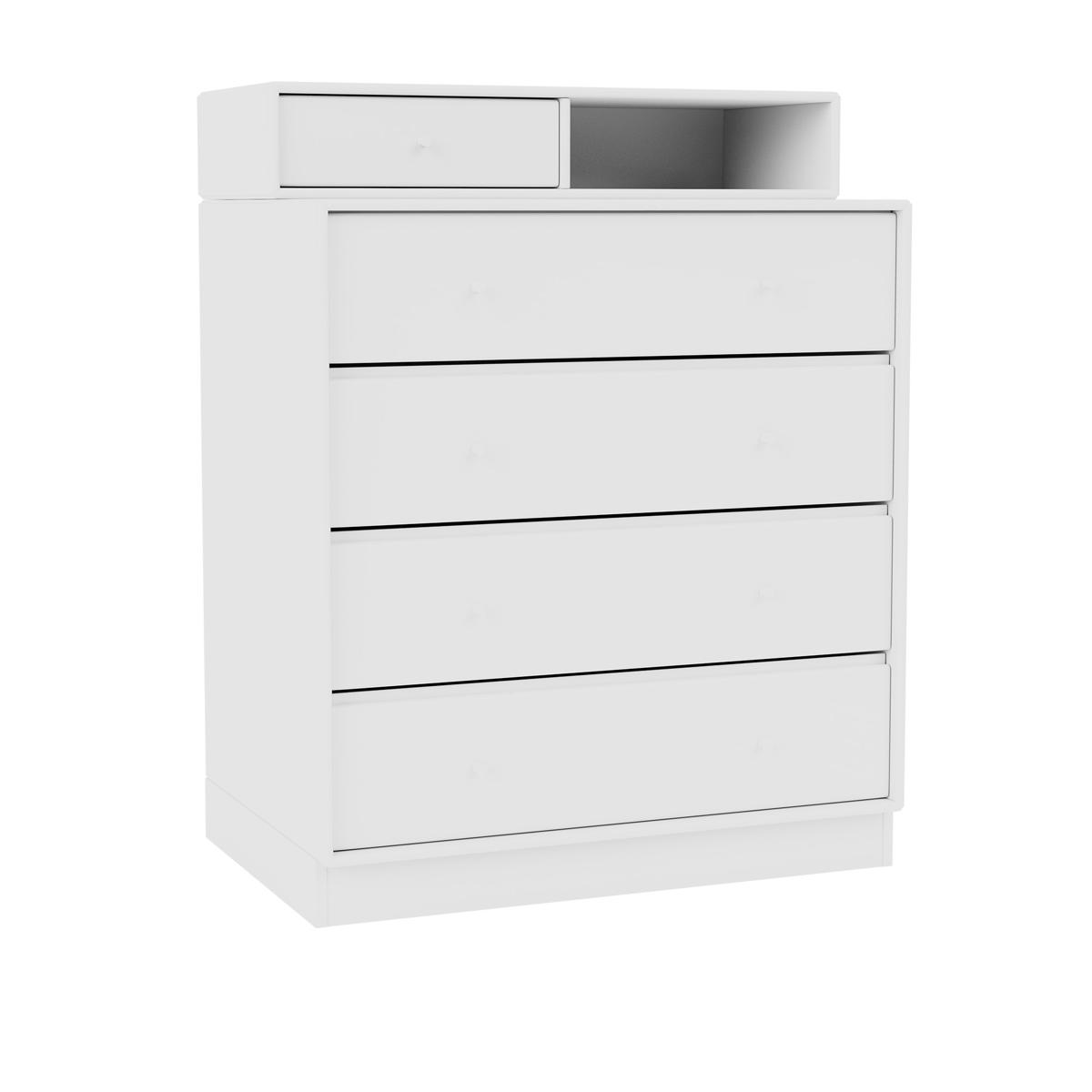 Montana - Keep Chest Of Drawers, Plinth H7 cm - New White - Byråer - Peter J. Lassen - Vit - Trä