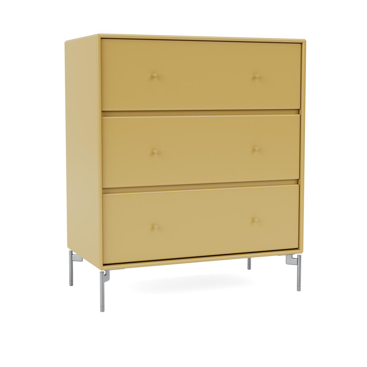 Montana - Carry Dresser 157-Cumin Matt Chrome - Byråer - Peter J. Lassen - Gul - Trä