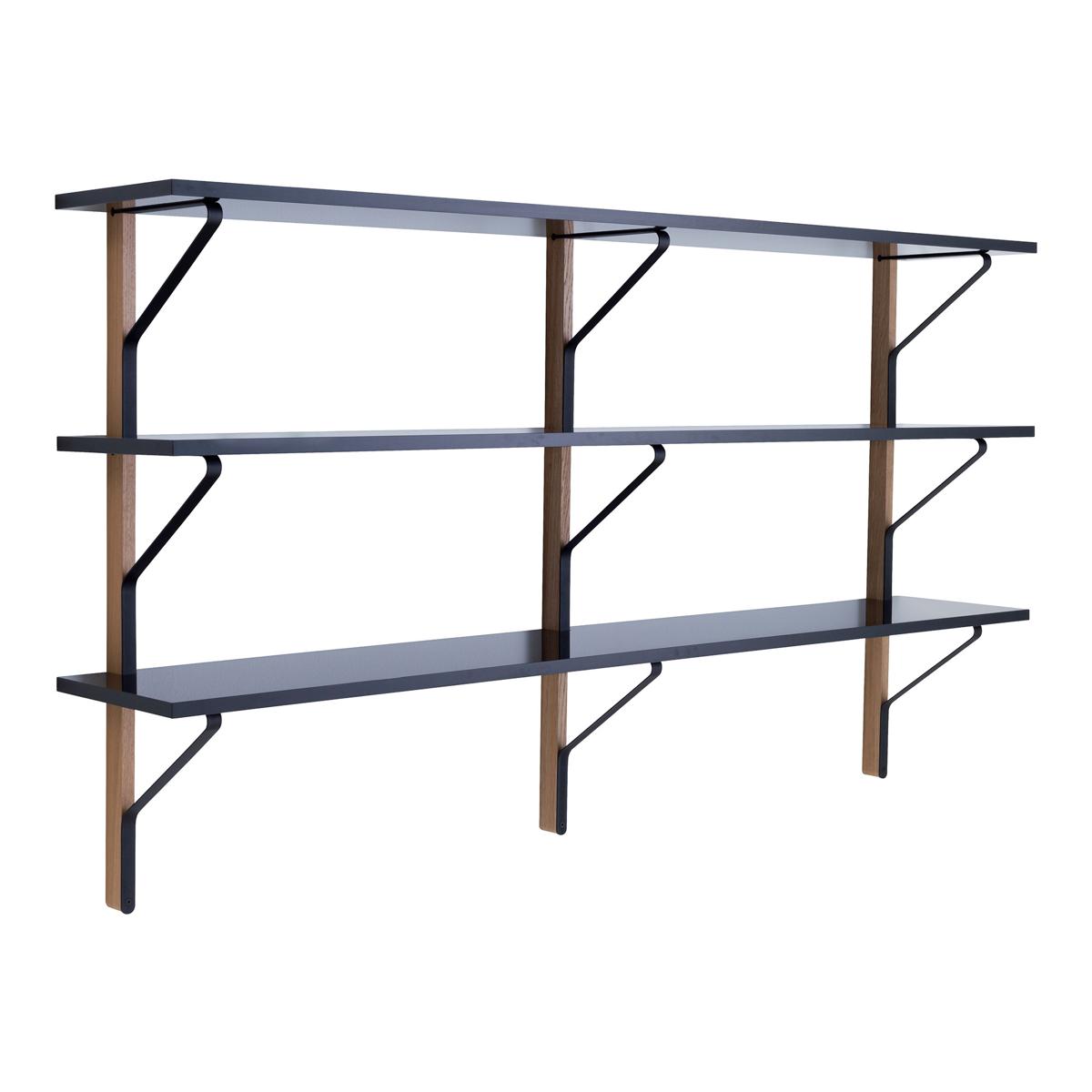 Artek - Kaari Shelf REB 008 - Vägghyllor - Ronan & Erwan Bouroullec - Svart - Metall/Trä/Syntetiskt