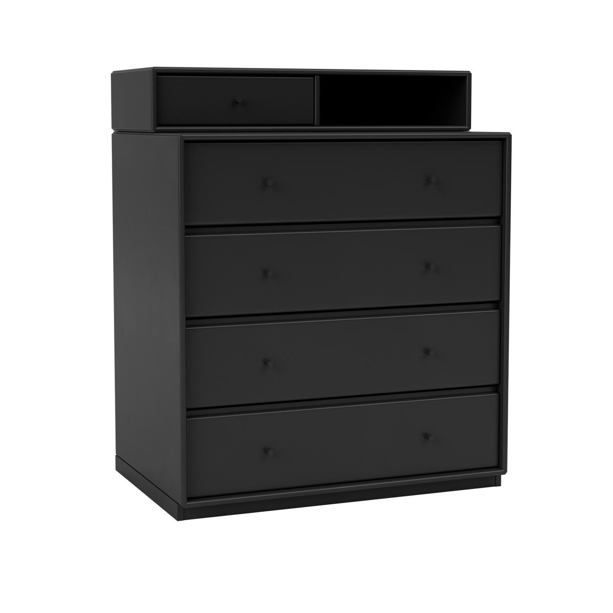 Montana - Keep Chest Of Drawers 05-Black 06 Plinth 3 cm - Byråer - Peter J. Lassen - Svart - Trä