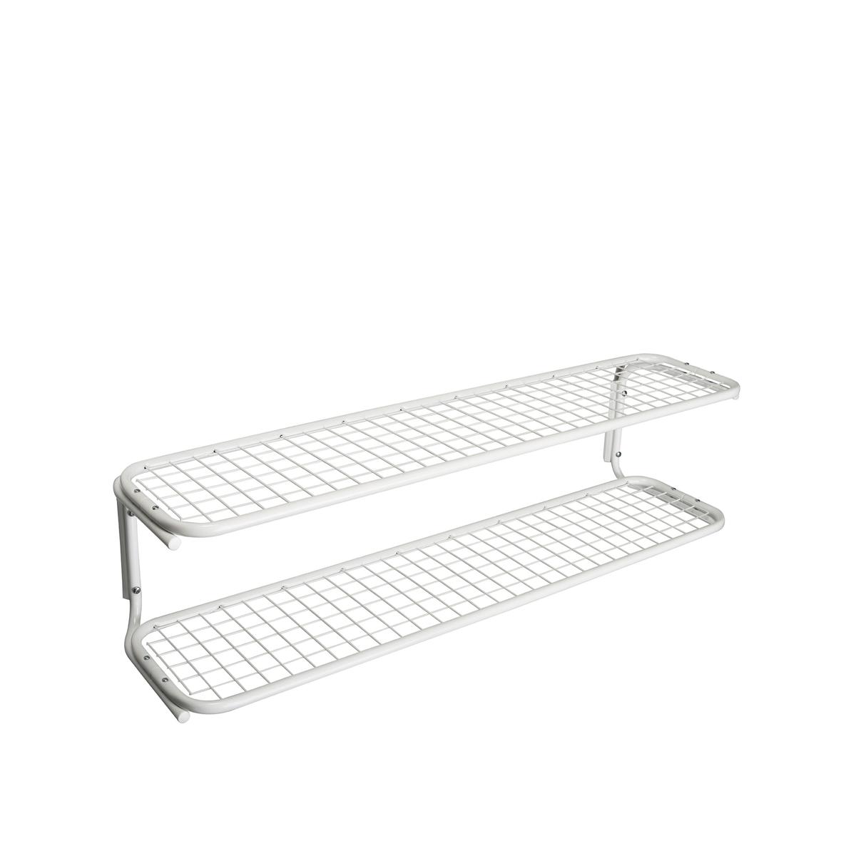 Essem Design - Classic 650S Skohylla Vit/Vit, 90 cm - Hatthyllor och skohyllor - Gunnar Bolin - Svart - Metall/Plast
