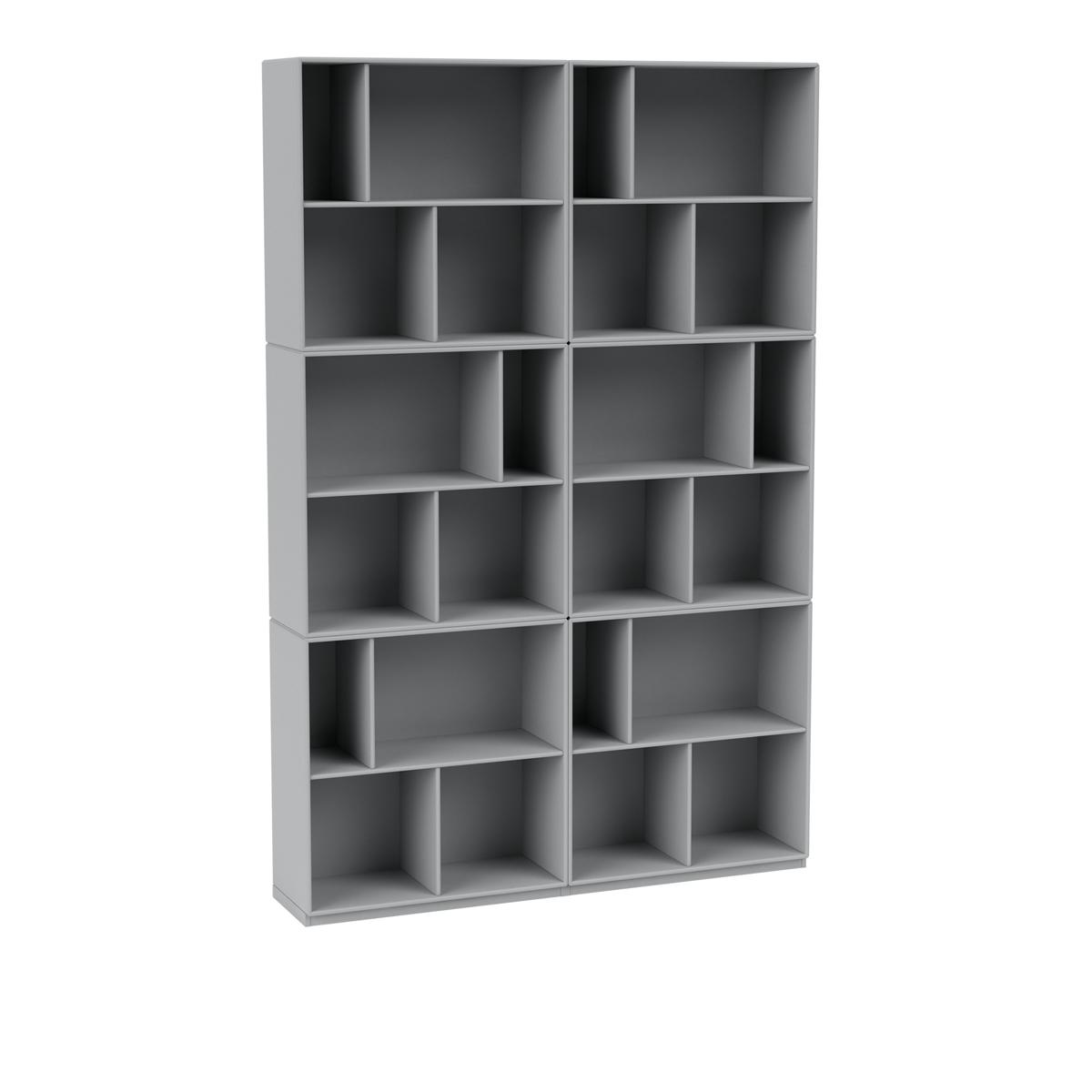 Montana - Read Spacious Bookshelf 02-Fjord 06 Plinth 3 cm - Hyllor - Peter J. Lassen - Blå - Trä