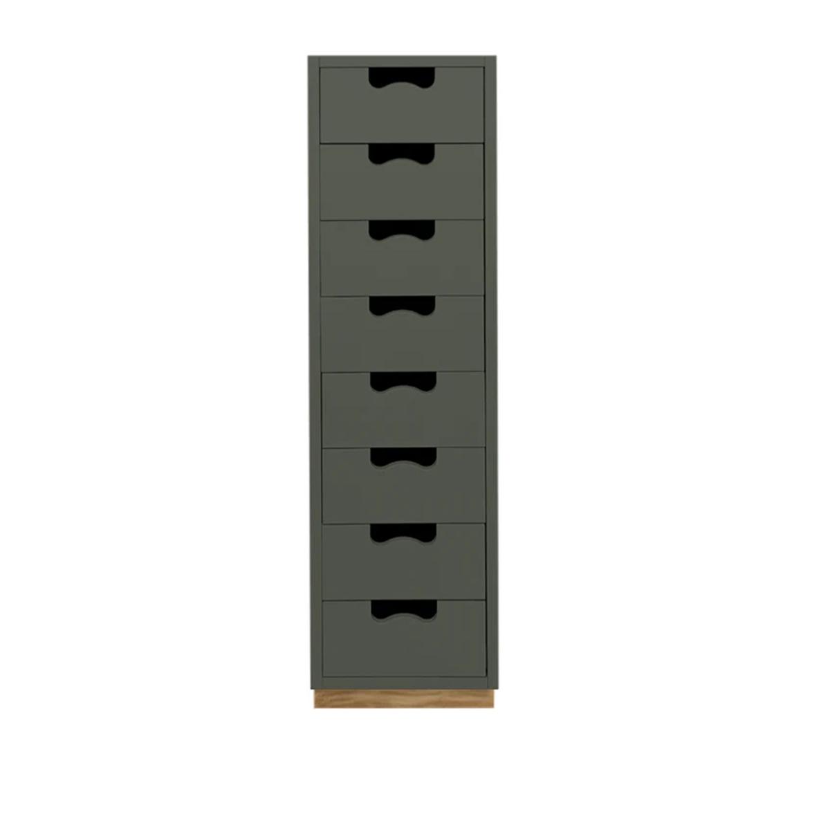 Asplund - Snow Drawer J8 - Green Khaki, Eksockel - Byråer -  Thomas Sandell & Jonas Bohlin - Grön - Trä