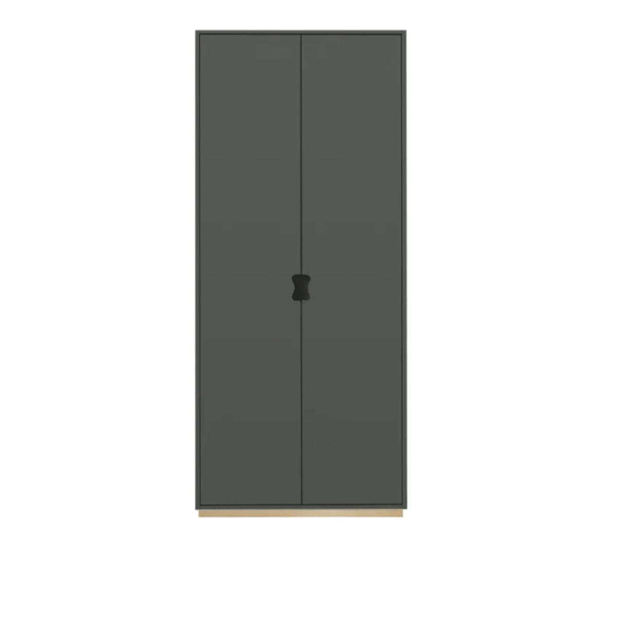 Asplund - Snow Cabinet F D42 Covered Doors - Nordic Blue, Ek Sockel - Skåp och vitrinskåp -  Thomas Sandell & Jonas Bohlin - Blå - Trä