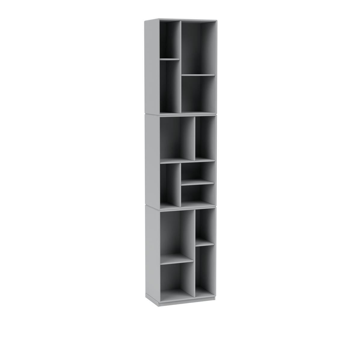 Montana - Loom Slim Bookcase 02-Fjord 06 Plinth 3 cm - Hyllor - Peter J. Lassen - Blå - Trä