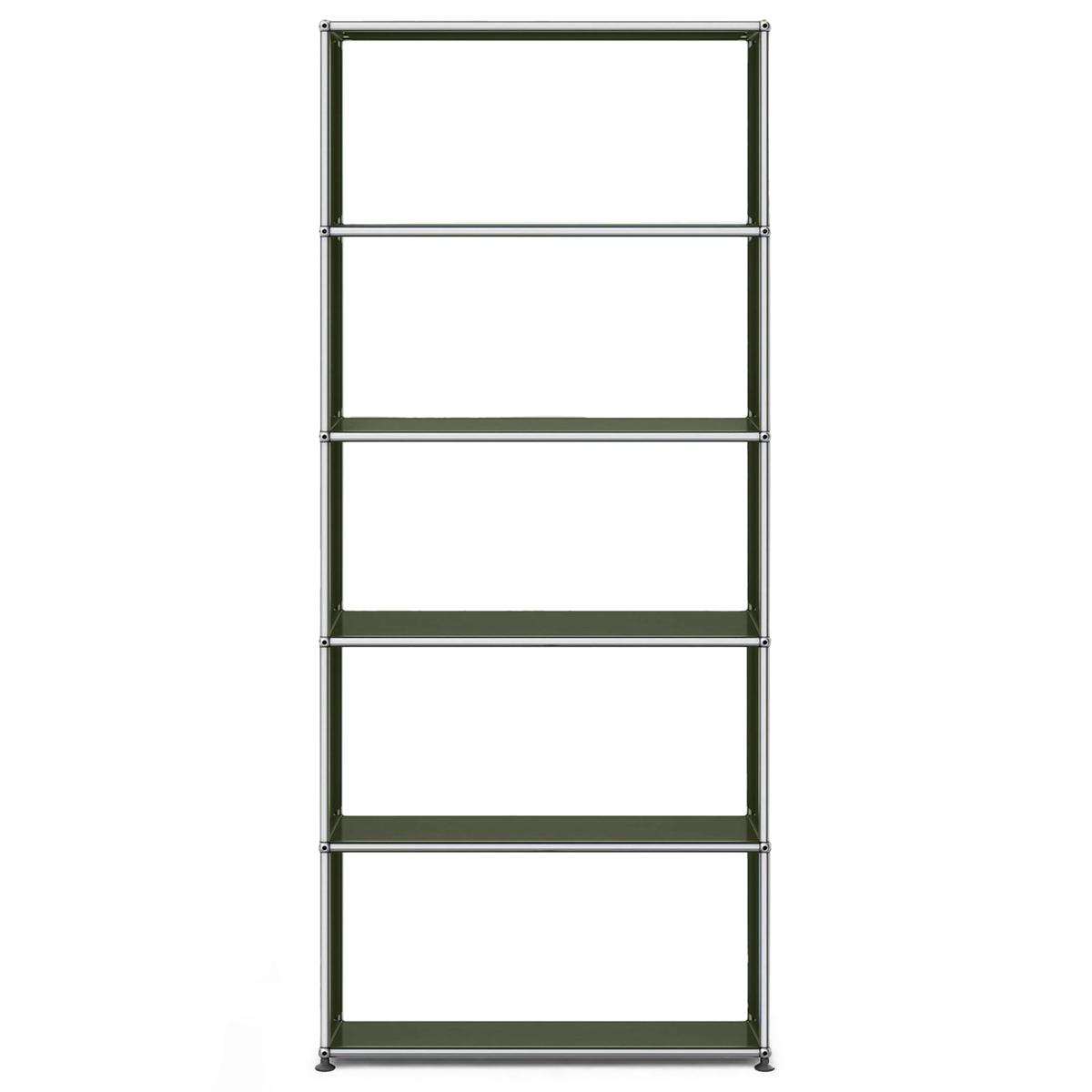 USM - USM Haller 108 Shelving 36 Olive Green - Hyllor & Hyllsystem - Fritz Haller & Paul Schärer - Grön - Metall