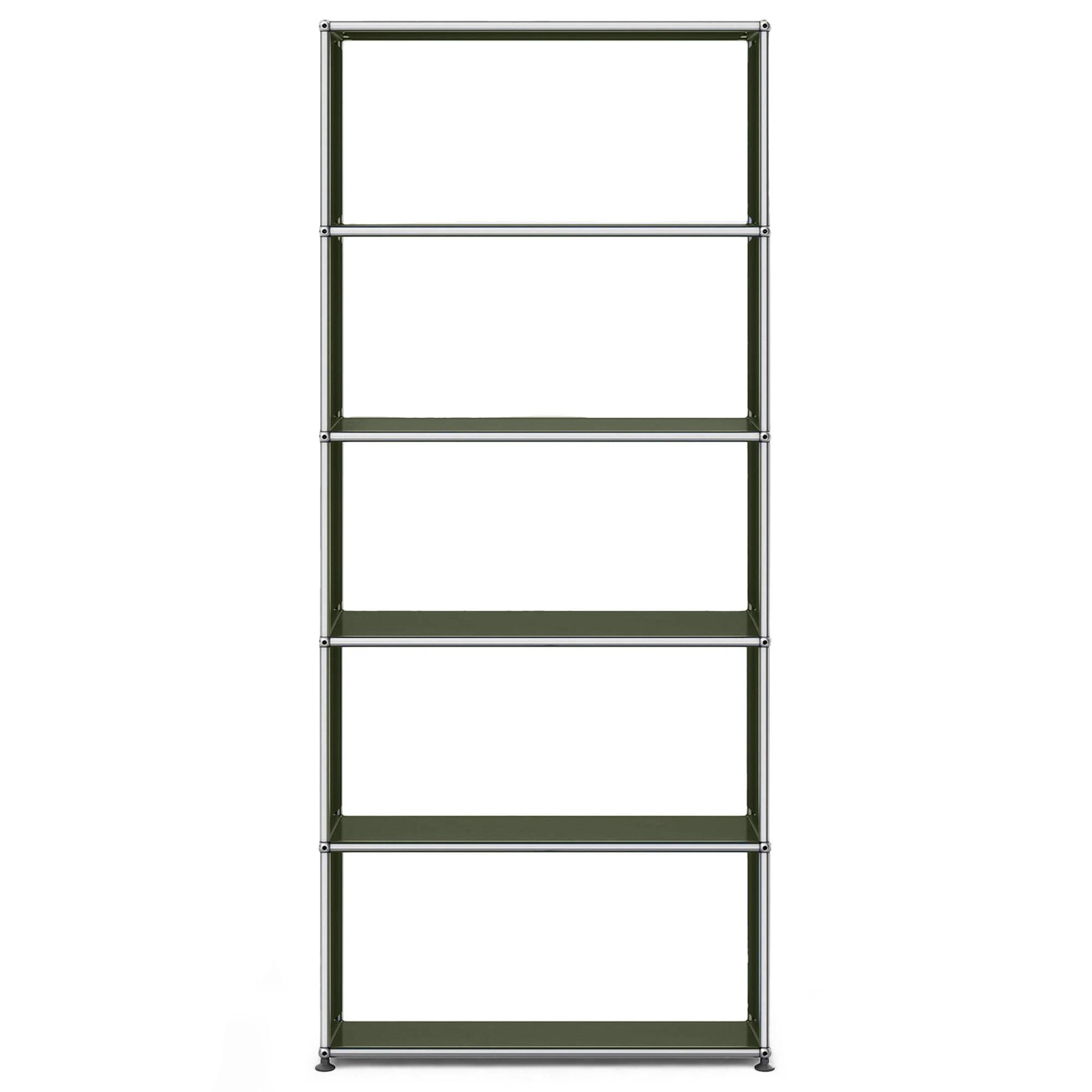 USM - USM Haller 108 Shelving 36 Olive Green - Hyllor & Hyllsystem - Fritz Haller & Paul Schärer - Grön - Metall