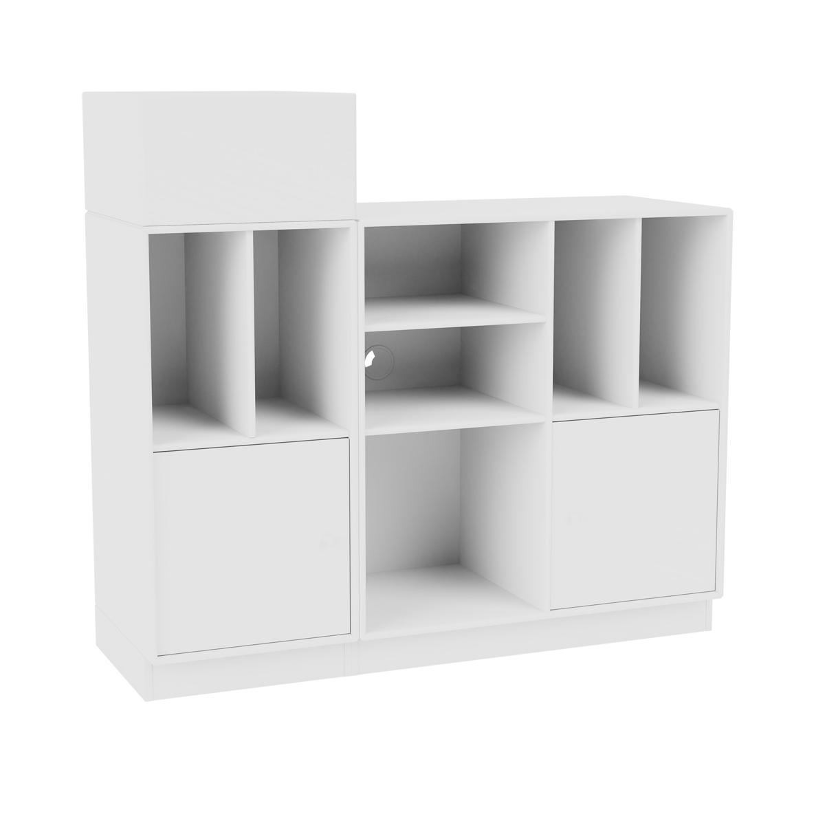 Montana - SPIN III Vinyl Storage, 07-Plinth 7 cm, 101 New White - Skåp och vitrinskåp - Peter J. Lassen - Vit
