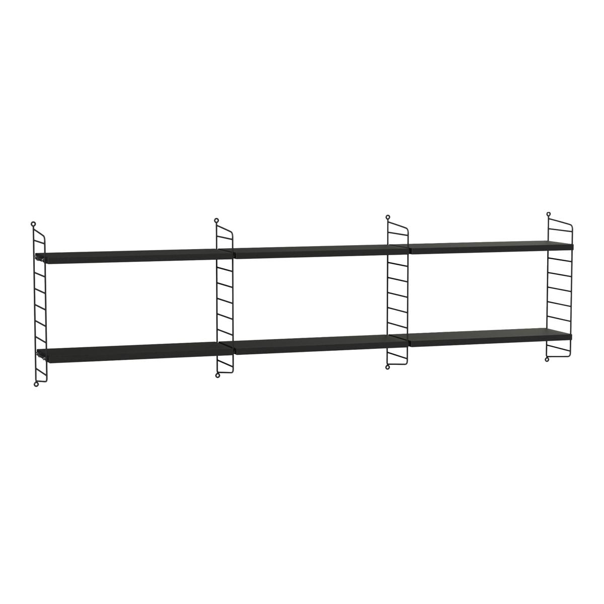 String - Sovrum Hyllsystem E Svart / Svart - Hyllor & Hyllsystem - Svart