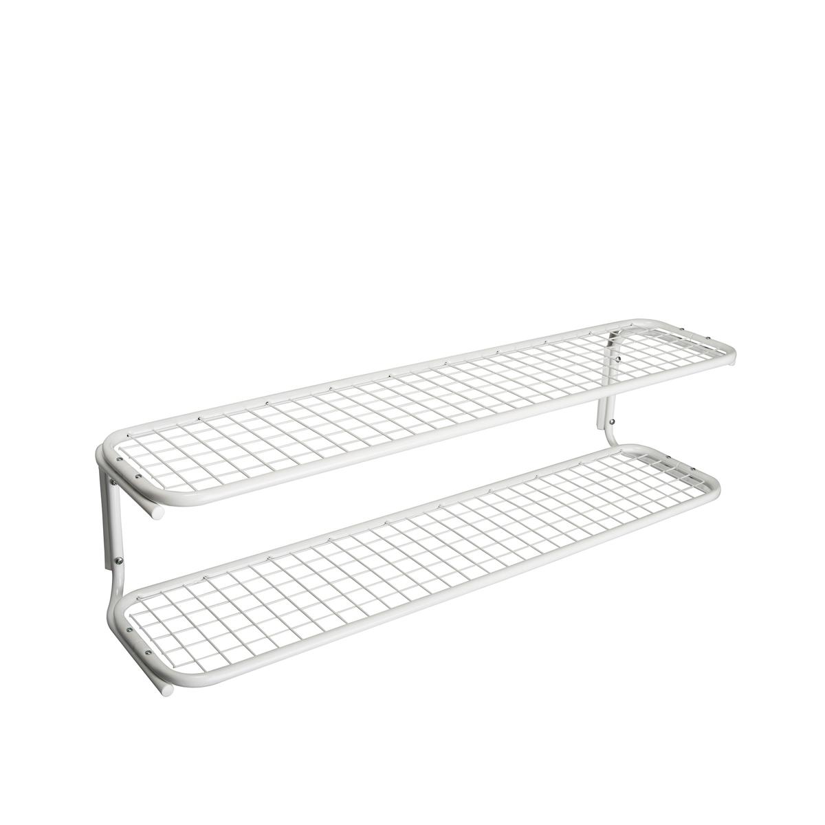 Essem Design - Classic 650S Skohylla Vit/Vit, 100 cm - Hatthyllor och skohyllor - Gunnar Bolin - Svart - Metall/Plast