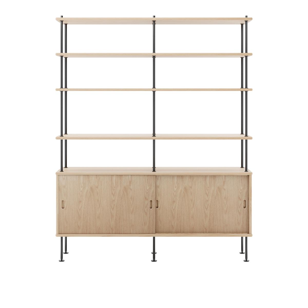 Carl Hansen - BM0253 150 x 189 cm, Vitoljad Ek - Hyllor - Børge Mogensen - Träfärgad - Metall/Trä