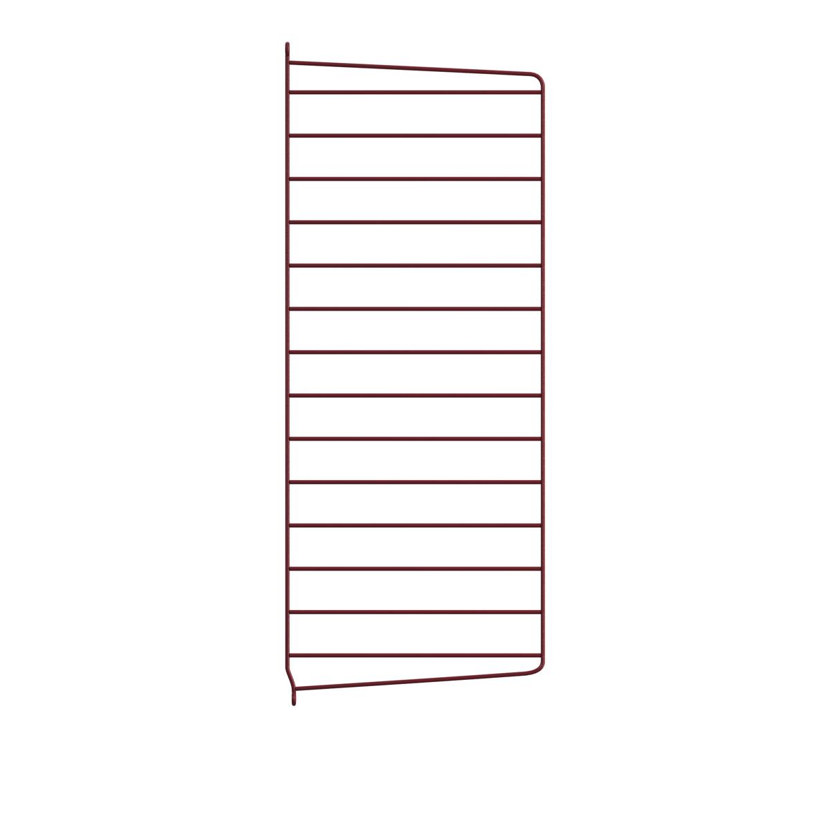 String - Väggavel 75 x 30 cm 1-pack mörkröd - Hyllor & Hyllsystem - Röd - Metall
