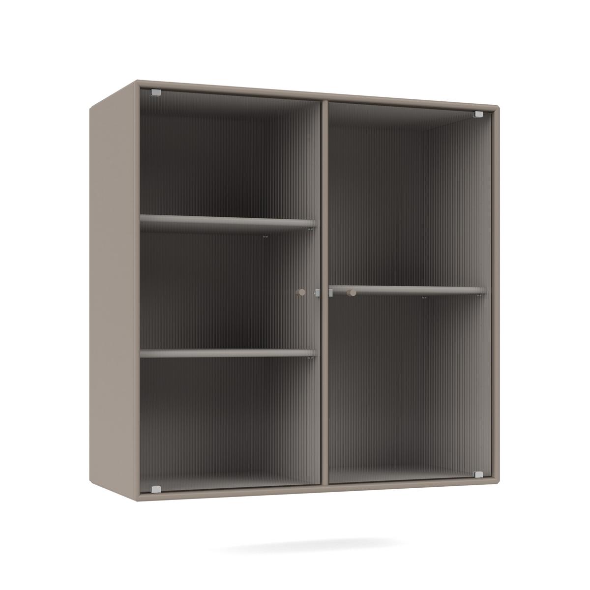 Montana - Ripple Ii – Vitrine Cabinet 141-Truffle 04 Suspension Rails - Skåp och vitrinskåp - Peter J. Lassen - Beige - Trä