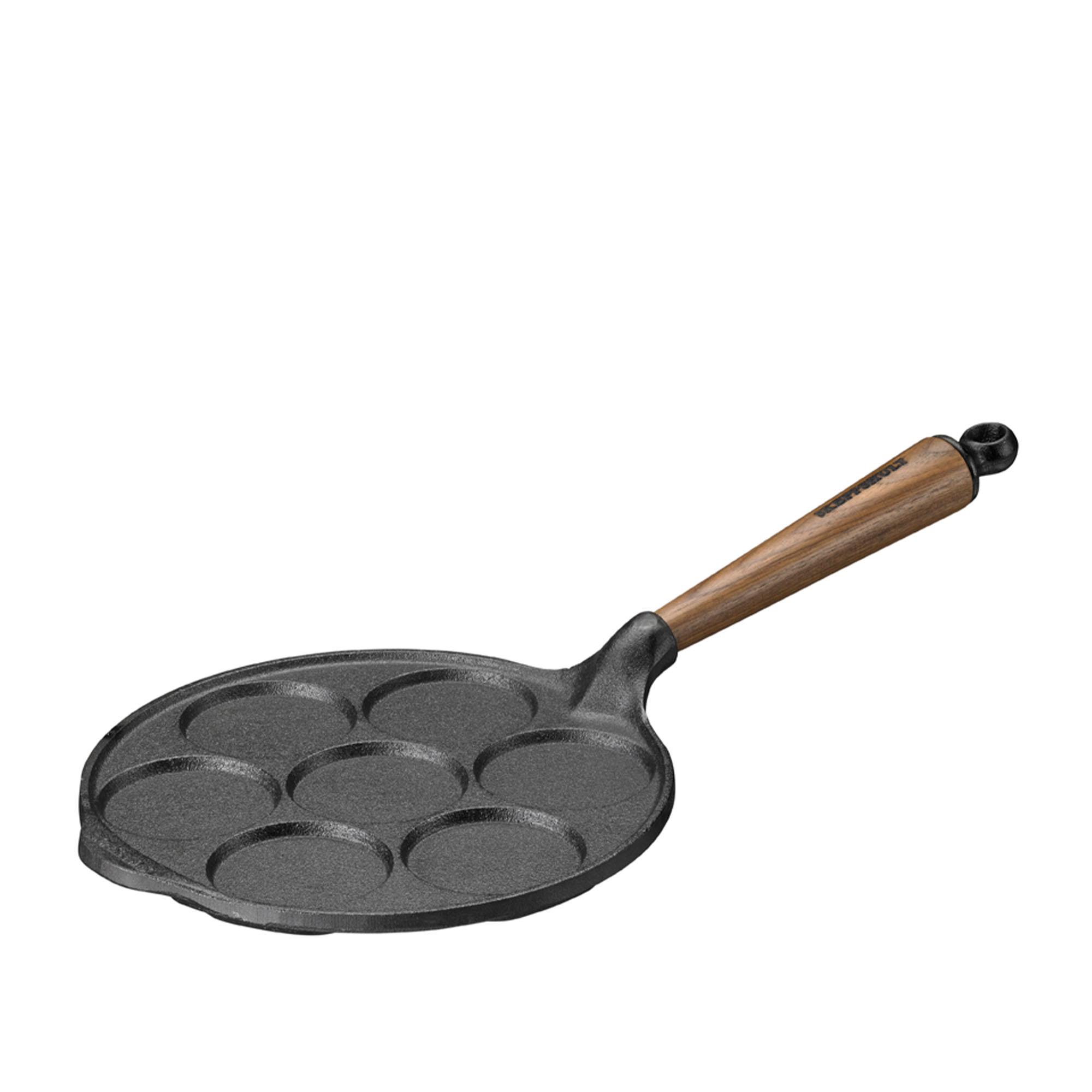 Skeppshult - Plättpanna 23 cm med Valnötshandtag - Stekpannor - Svart