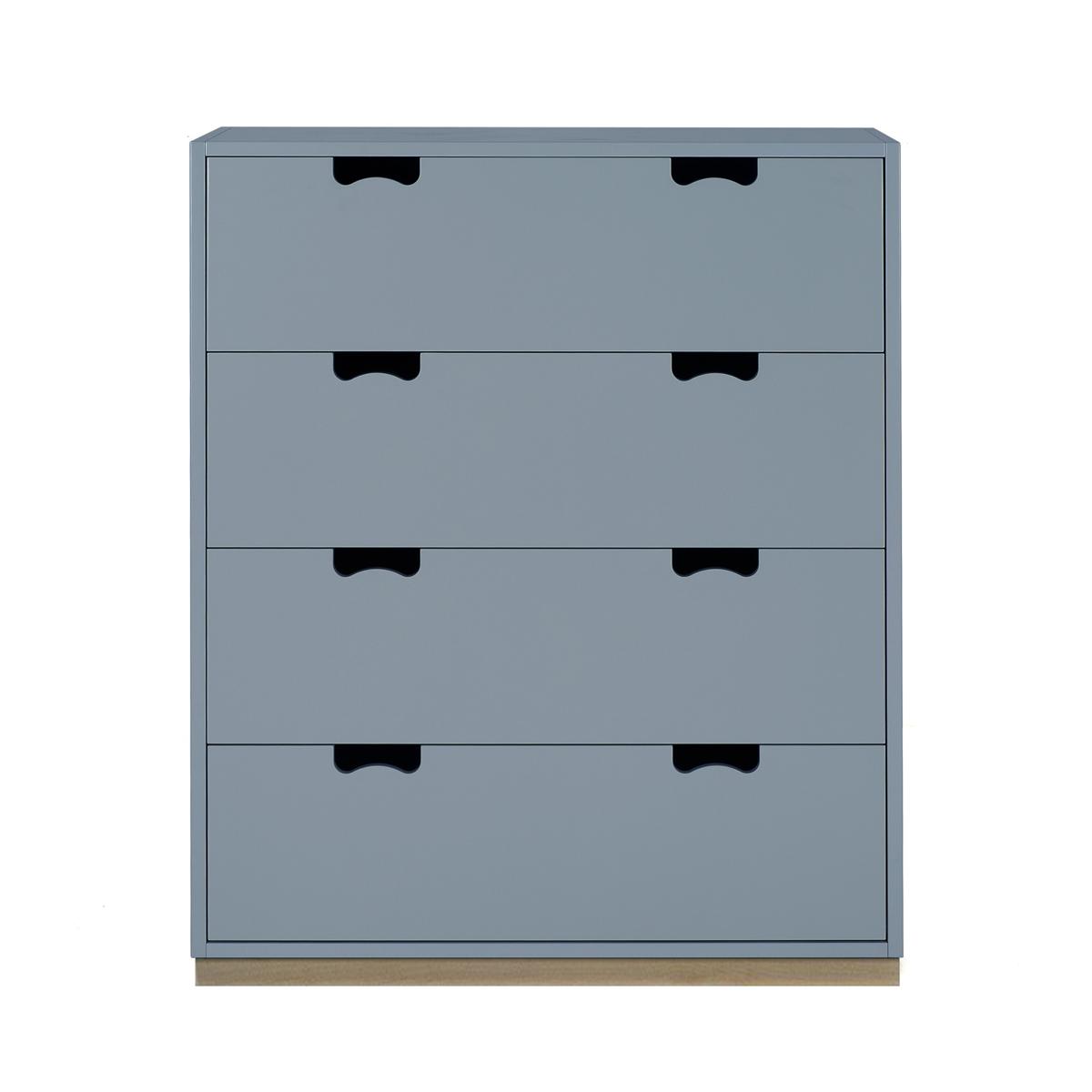 Asplund - Snö A Eksockel Nordic Blue - Byråer -  Thomas Sandell & Jonas Bohlin - Blå - Trä