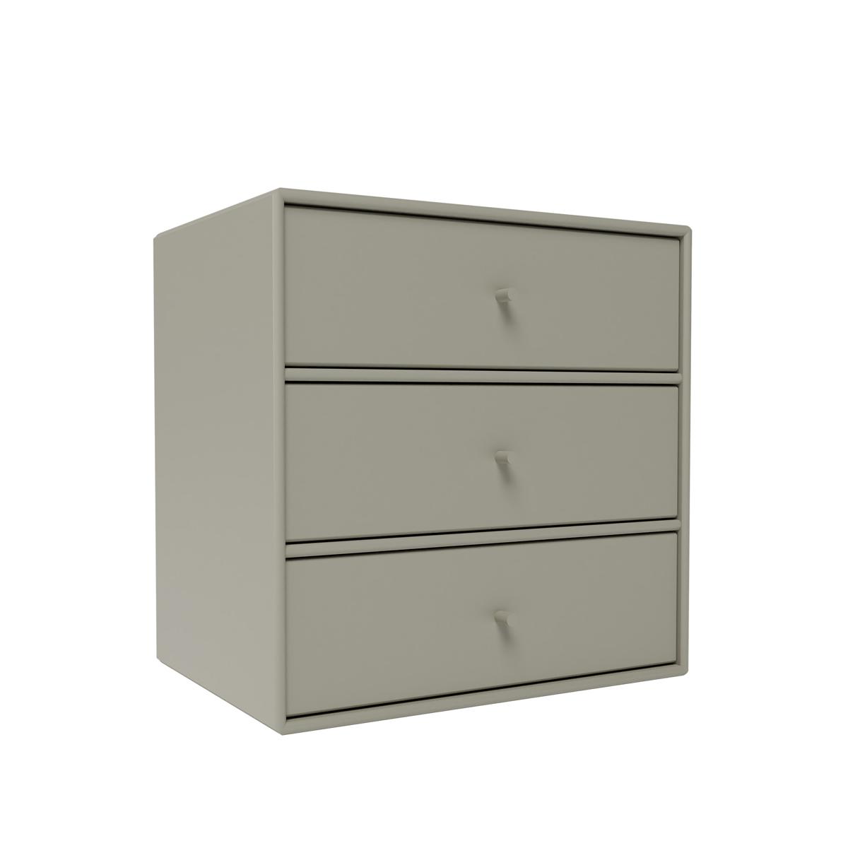 Montana - Montana Mini 1007 - Module With Three Drawers - Fennel - Hyllor & Hyllsystem - Peter J. Lassen - Grön