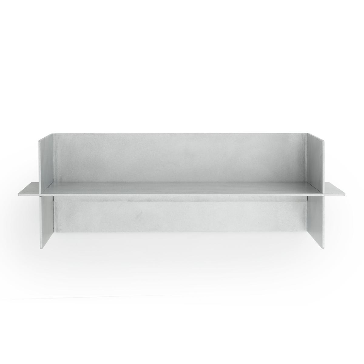 Normann Copenhagen - Alu Shelf 60 cm Aluminum - Vägghyllor - Simon Legald - Silver - Metall